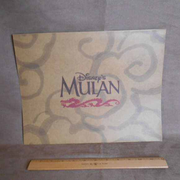 Mulan 1999 Envelope Only Disney Commemorative Lithograph - Picture 2 of 3